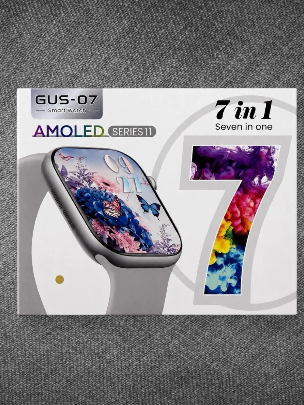 Brand New Sealed GUS-07 AMOLED Series 11 Watch 7 In 1 Set With 7 Bands